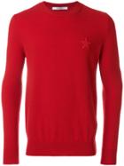 Givenchy Star Patch Jumper - Red