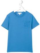 Burberry Kids Knight Chest Pocket T-shirt, Boy's, Size: 6 Yrs, Blue