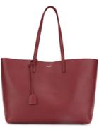 Saint Laurent Large Shopper Tote Bag - Red