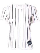 Barrie Short Sleeved Knitted Top - White