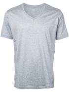 Estnation V-neck T-shirt, Men's, Size: Large, Grey, Cotton