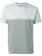 Stone Island - Two-tone T-shirt - Men - Cotton - Xxl, Grey, Cotton