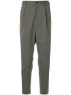 Loveless Plain Water-repellent Trousers - Green