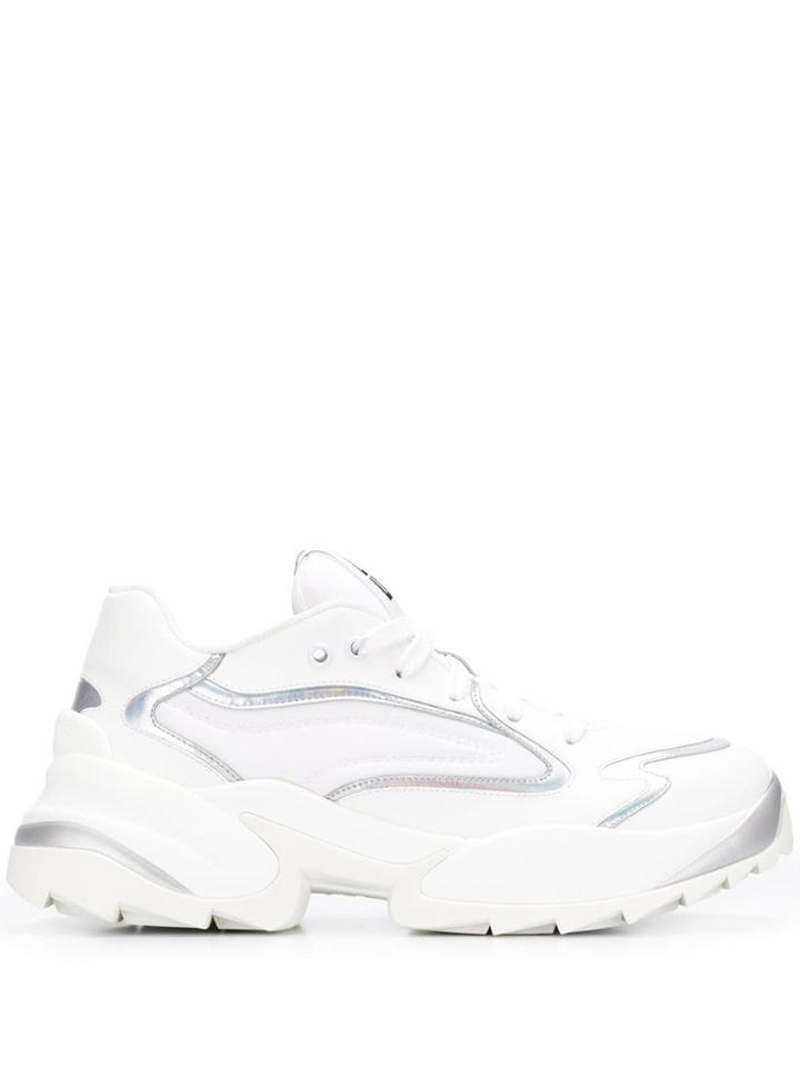 Sergio Rossi Logo Sport Sneakers - White