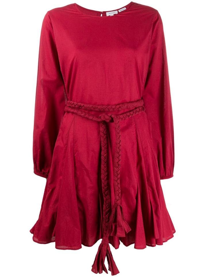 Rhode Resort Rope Tie-waist Dress - Red
