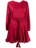 Rhode Resort Rope Tie-waist Dress - Red