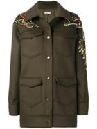 P.a.r.o.s.h. Sequin Embellished Coat - Green