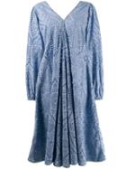 Ganni Broderie Anglaise Tunic Dress - Blue