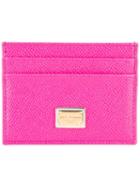 Dolce & Gabbana Dauphine Leather Carholder, Women's, Pink/purple, Calf Leather