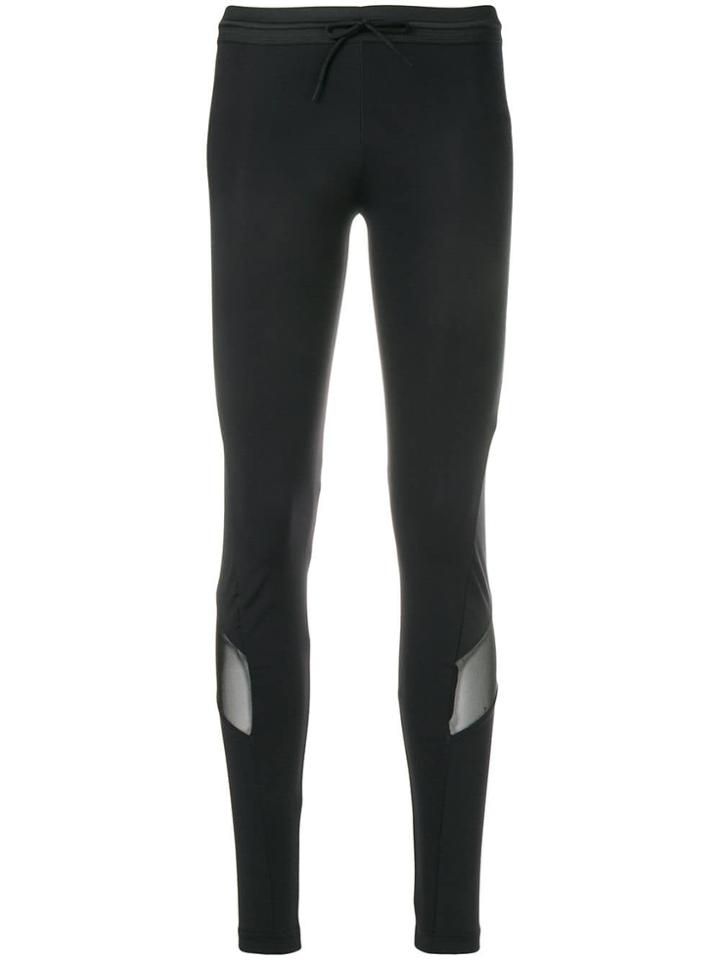Y-3 Logo Printed Leggings - Black