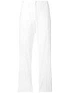 Maison Rabih Kayrouz Creased Straight Trousers - White