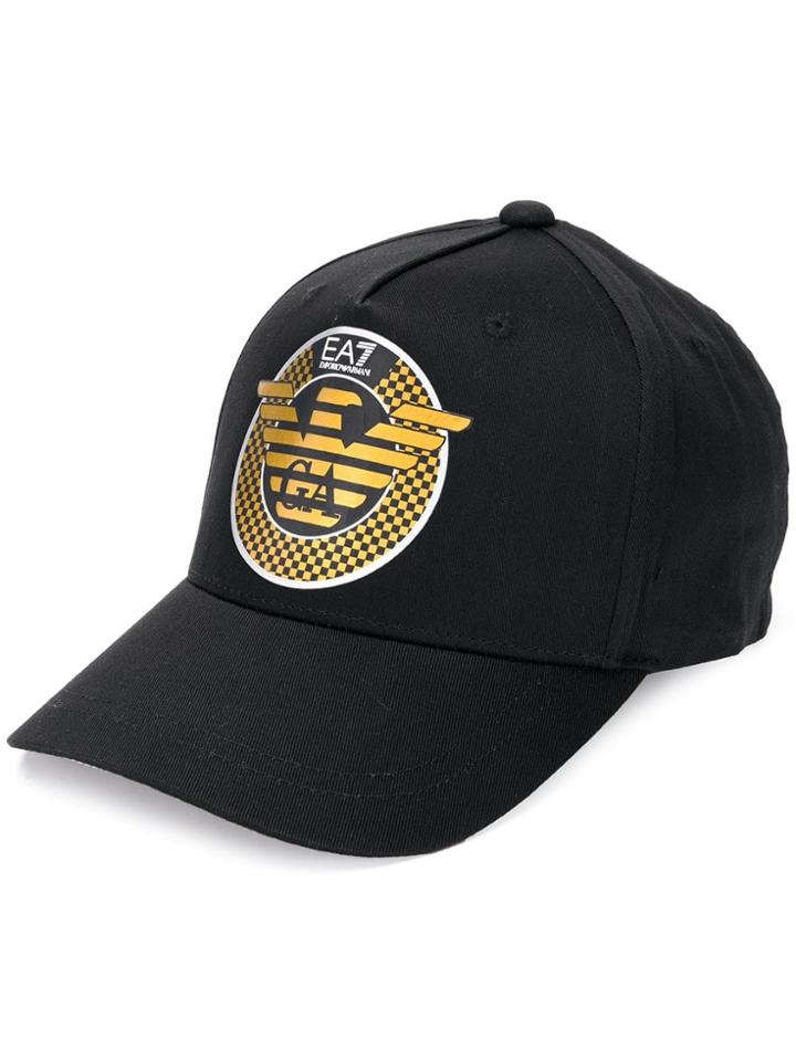 Ea7 Emporio Armani Logo Baseball Cap - Black