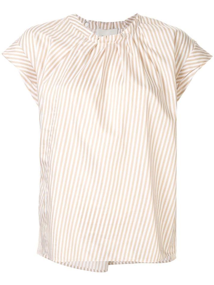 3.1 Phillip Lim Twisted-neck Top - Neutrals