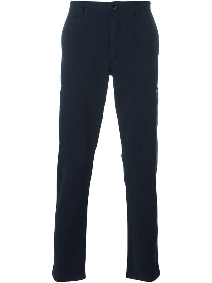 Paul Smith Jeans Slim Chino Trousers, Men's, Size: 31, Blue, Cotton/spandex/elastane