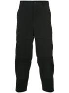 Comme Des Garçons Homme Plus Cropped Trousers - Black
