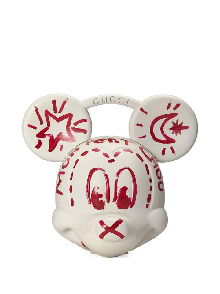 Gucci Mickey Mouse Top Handle Bag - White