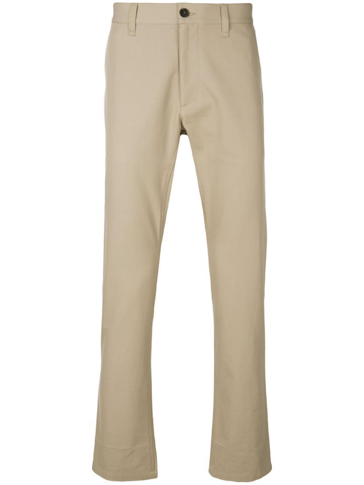Msgm Straight-fit Trousers - Nude & Neutrals