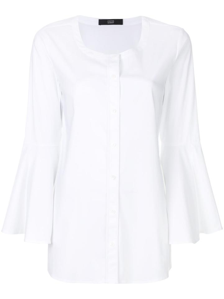 Steffen Schraut Flared Sleeve Shirt - White