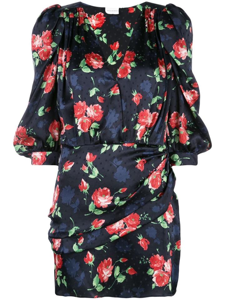 Magda Butrym Floral Mini Dress - Blue