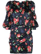 Magda Butrym Floral Mini Dress - Blue