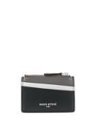 Maison Kitsuné Colour Block Card Holder - Blue