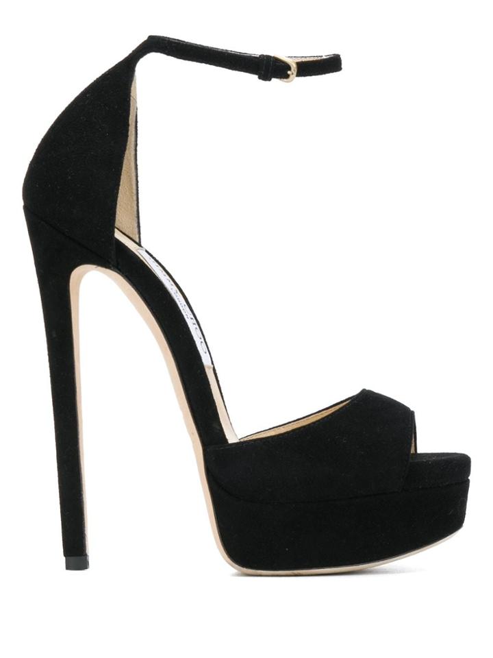 Jimmy Choo Max 150mm Platform Sandals - Black