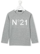 No21 Kids Logo Print T-shirt