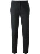 Piazza Sempione Tailored Cropped Trousers, Women's, Size: 40, Grey, Spandex/elastane/virgin Wool