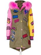 Philipp Plein Patch Detail Parka - Green