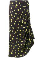 Marni Ruched Printed Skirt - Multicolour