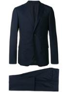 Z Zegna Micro-checked Suit - Blue