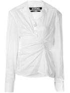 Jacquemus Asymmetric Long-sleeve Shirt - White