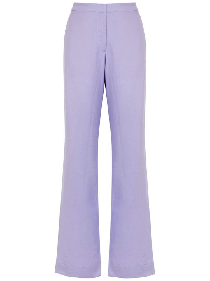 Egrey Wide Leg Trousers - Purple