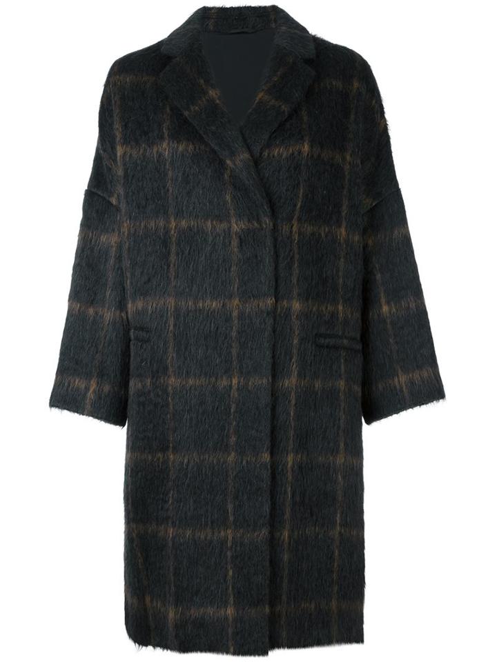 Brunello Cucinelli Checked Mid-length Coat
