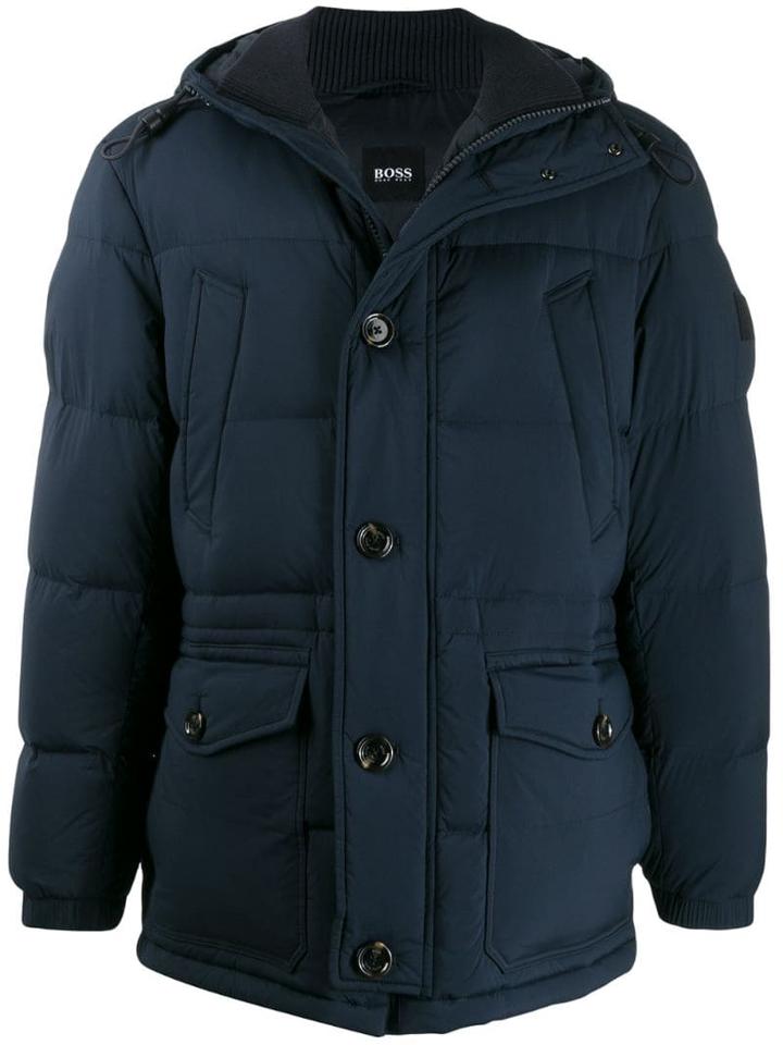 Boss Hugo Boss Padded Down Jacket - Blue