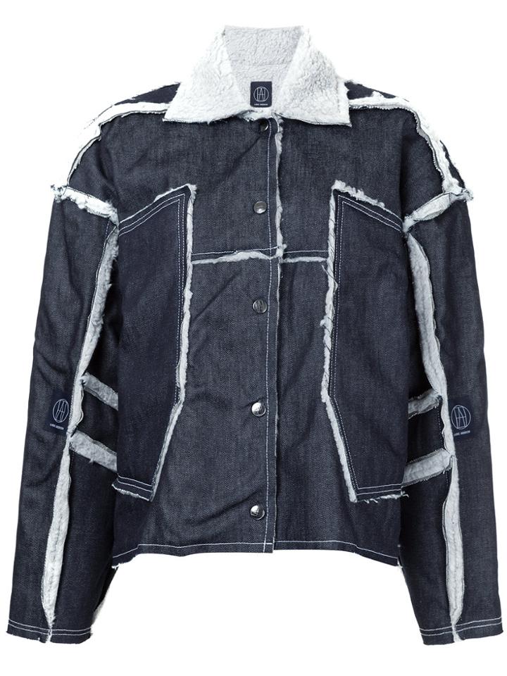 L Rke Andersen Lazy Tech Denim Jacket - Blue