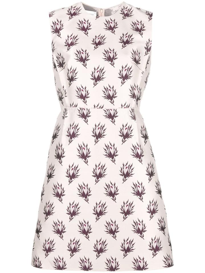 Giambattista Valli Embroidered Sleeveless Dress - Pink & Purple