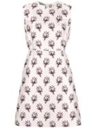Giambattista Valli Embroidered Sleeveless Dress - Pink & Purple