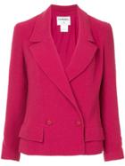 Chanel Vintage Chanel Long Sleeve Coat Jacket - Pink & Purple