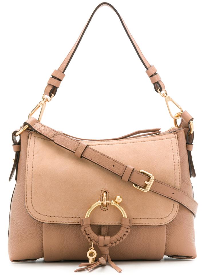 See By Chloé Hana Foldover Shoulder Bag - Pink & Purple