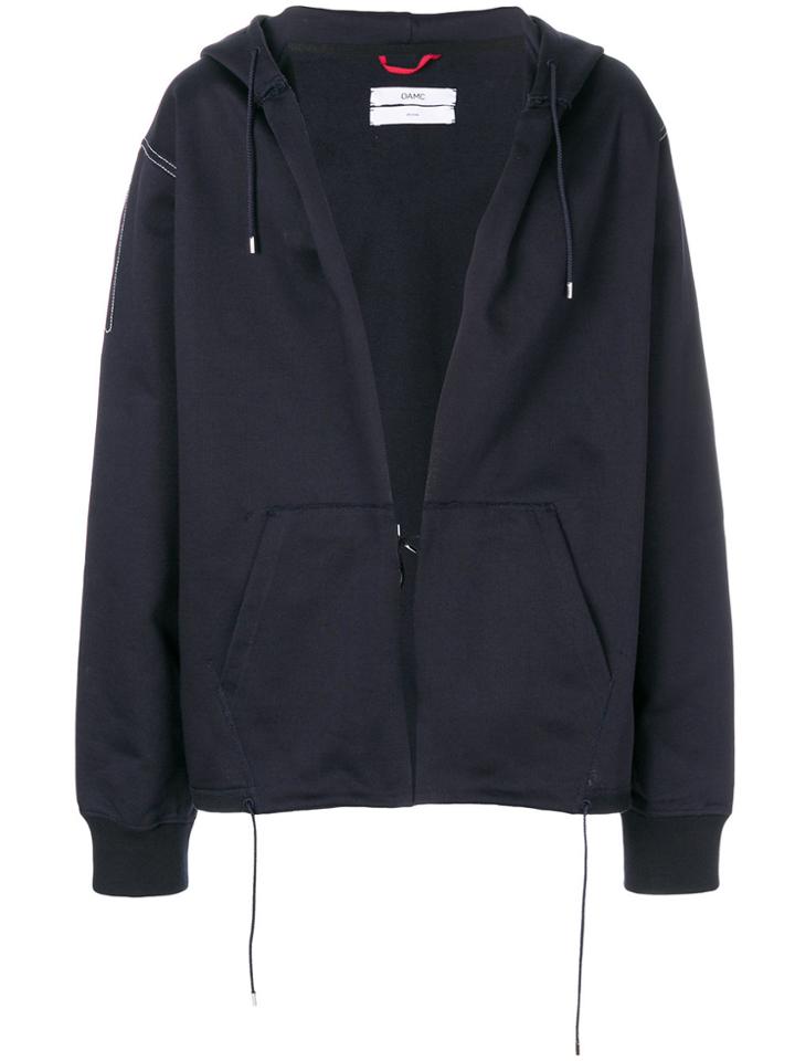 Oamc Zipped Hoodie - Blue