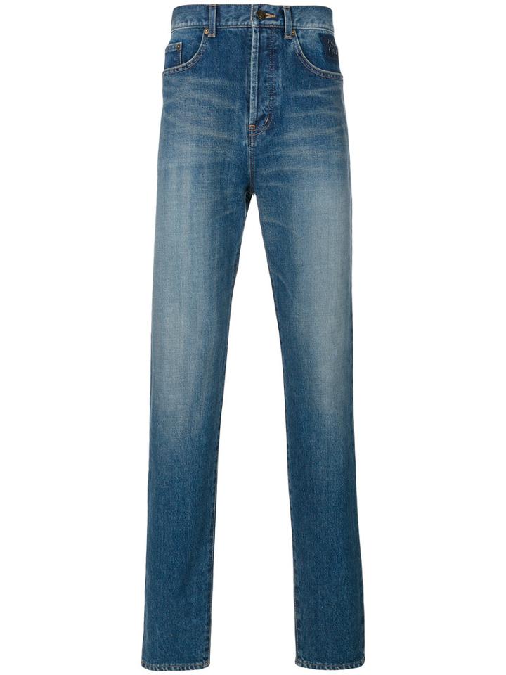 Saint Laurent - Regular Fit Jeans - Men - Cotton - 33, Blue, Cotton