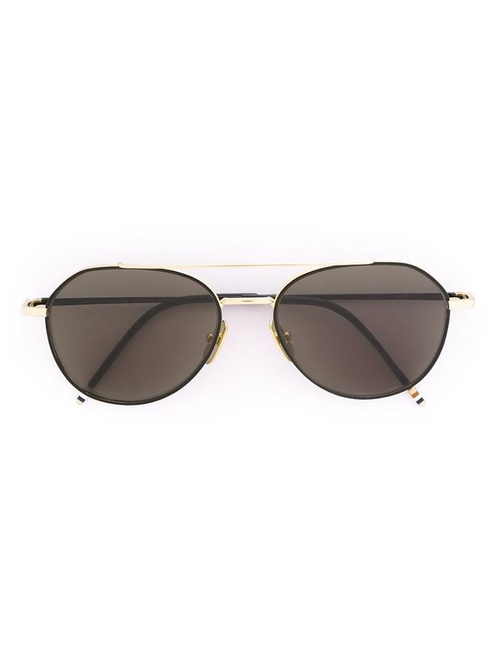 Thom Browne Oval Frame Sunglasses