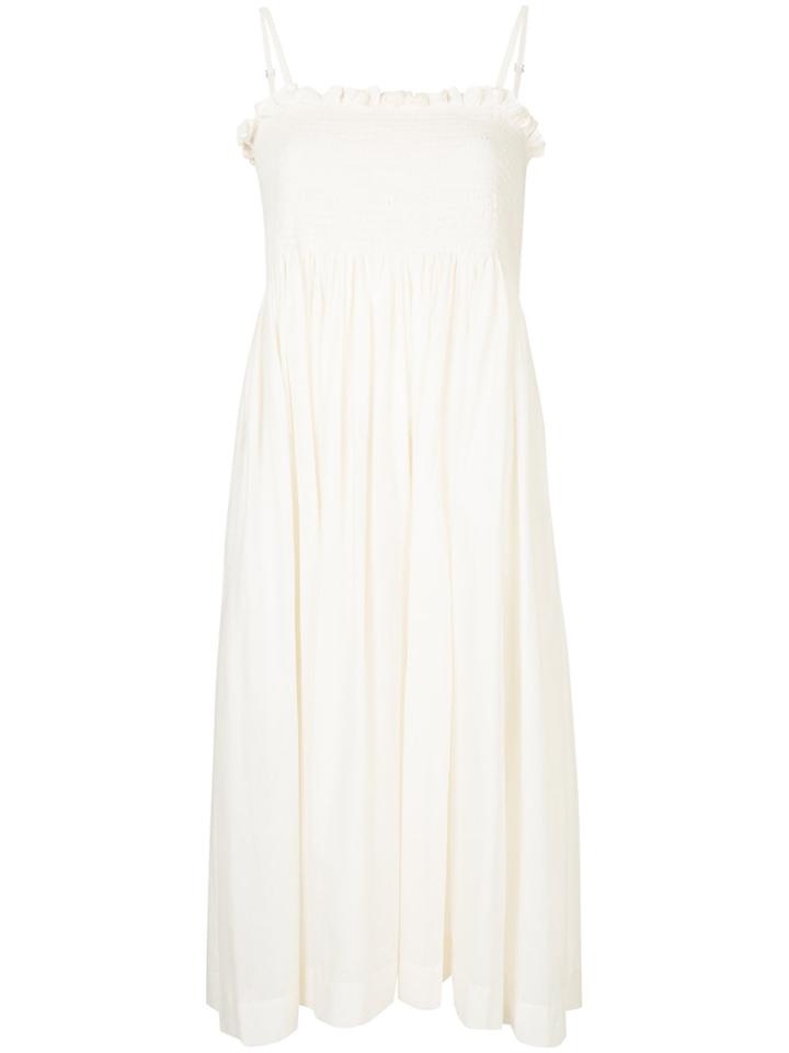 Molly Goddard Flared Dress - White