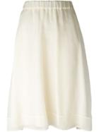 Brunello Cucinelli Stripe Appliqué Midi Skirt