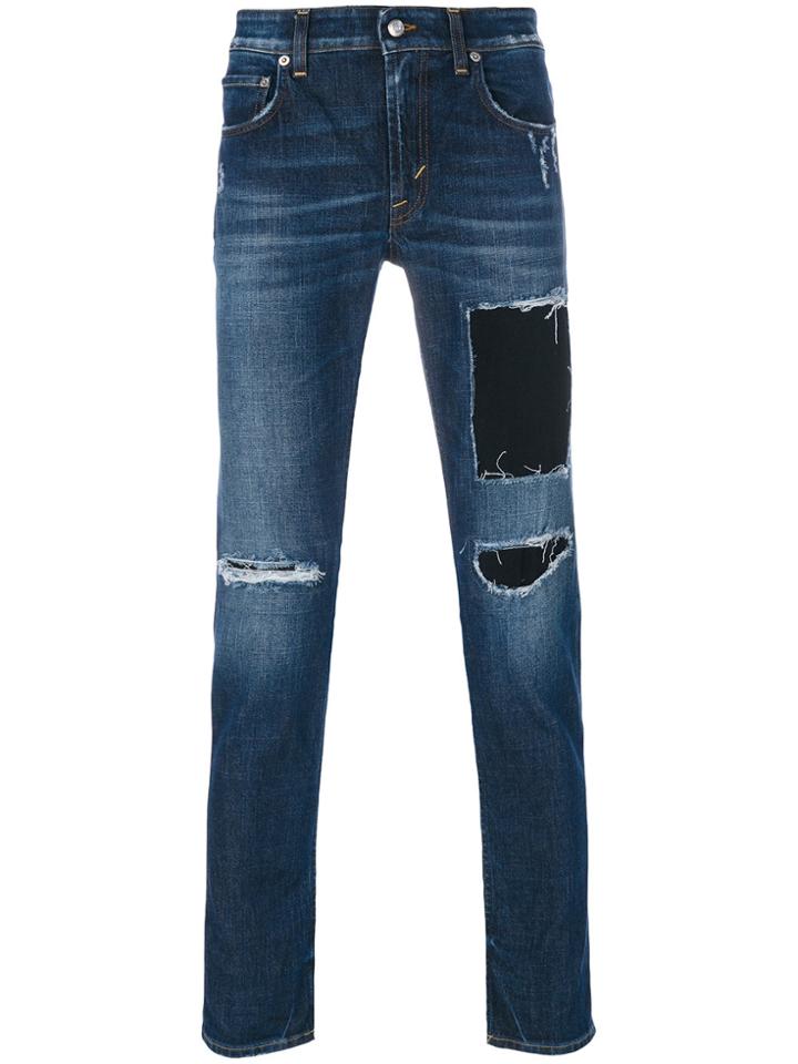 Department 5 Mike Distressed Jeans - Blue