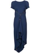 Sies Marjan Asymmetric Hem Maxi Dress - Blue