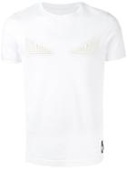 Fendi Bugs Motif Embroidered T-shirt - White