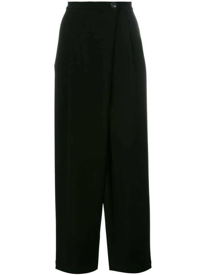 Mcq Alexander Mcqueen Cropped Tailored Trousers, Women's, Size: 42, Black, Polyester