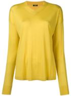 Aspesi Fine Knit V-neck Sweater - Yellow